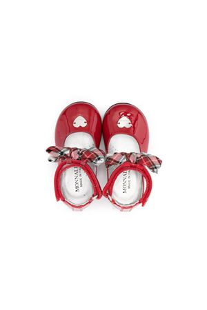 red leather ballerina-shoes MONNALISA KIDS | 83D0094F130043